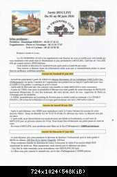 Programme de la sortie