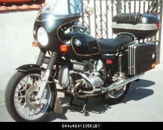 bmw R100/7 avec tete de fourche de R 90 s